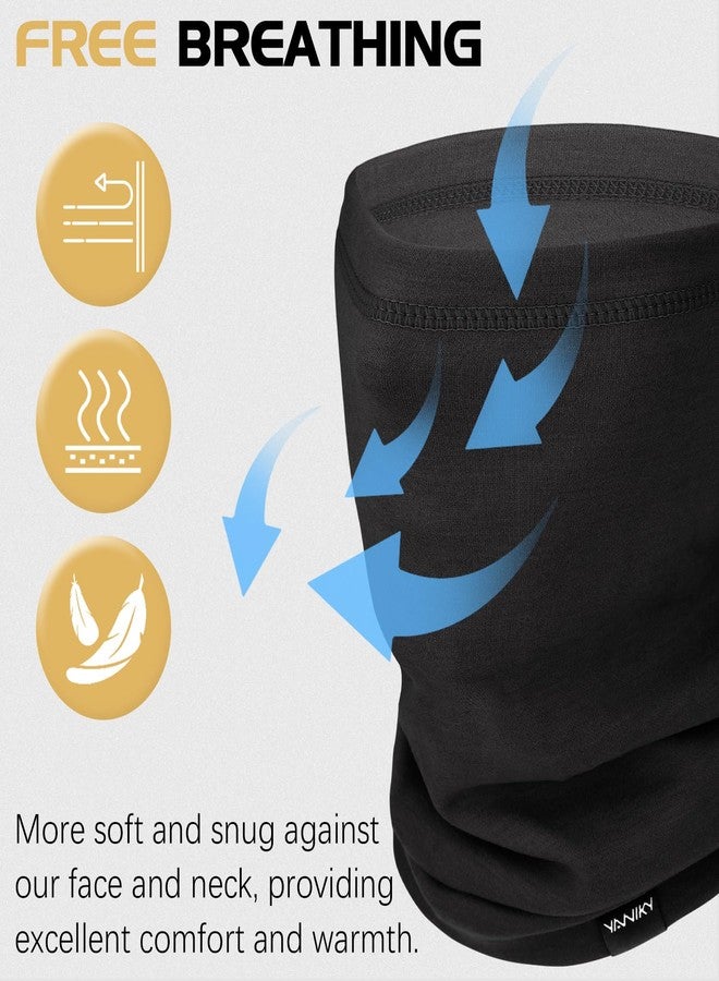 YANIKY Neck Gaiter Winter Neck Warmer for Men & Women Windproof Face Mask for Cold Weather Breathable Ski Face Cover Scarf - Image 3